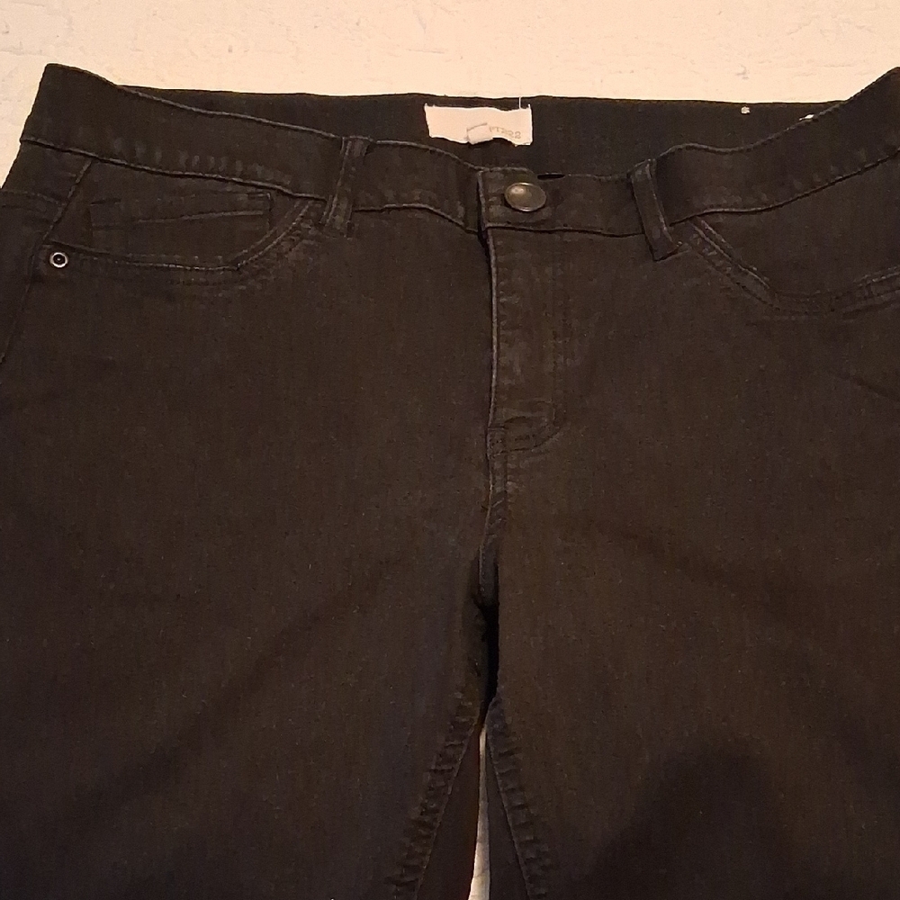 Dept 222 Elegant Black Skinny Jeans for Women Size 12 - Picture 3 of 10